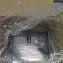 Rozer 200 Pcs Mini Appetizer Plates and Tear Drop Spoons for Weddings Party 2.5 x 2.5 Inches 4 x 2 Inches Plastic Mini Dessert Plates Disposable Appetizer Spoons (Transparent)