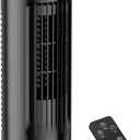 VCK 13'' Tower Fan for Bedroom,27ft/s Velocity Quiet Floor Fan,90 Bladeless Fan for Indoors with 3 Speeds,3 Modes,Oscillating Fans for Indoors, Portable Desk Table Fans for Room, Home,Office