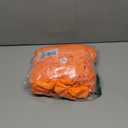 HBQ Womens Casual One Piece Jumpsuits V-Neck Sleeveless Ruffle Elegant Romper Wide Leg Pant Sexy Party Clubwear Overalls (Large, Orange)