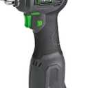 Genesis GCQD38A 3.5 Amp 3/8" Variable Speed Close-Quarter Drill with Non-Slip Grip