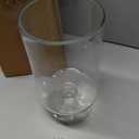 Deco 79 Glass Wide Candle Holder with Elevated Base, 6" x 6" x 11", Clear