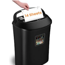 VidaTeco Paper Shredder 14-Sheet Cross-Cut Shredder with US Patented Cutter,Also Shreds Card/CD,Heavy Duty Paper Shredding Machine for Home Office,Fast with Jam Proof System,6.6-Gallon Basket (ETL)