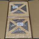 Bamboo Snack & Pantry kitchen Organizer – 2 Pack Bamboo Stackable Storage Drawers – Pull Out Storage for Cookies, Spices, Coffee Pods & K Cups – Clear Acrylic Drawer for Countertop Use