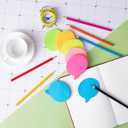 2 x (12 Pads) Bubble Sticky Notes 3x3 Inches,Cute Bright Colors Self-Stick Pads, Easy to Post for Home, Notebook, 72 Sheets/pad