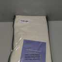 100% Blackout Shield Linen Blackout Curtains for Bedroom 108 Inches Long, Back Tab/Rod Pocket Living Room Drapes, Thermal Insulated Blackout Curtains 2 Panels Set, 50" W x 108" L,Cream