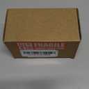 50mm Short Stem Glass Funnel 3.3 Borosilicate Glass Funnel for Science Labs and Home Kitchen Use, HUAOU, Pack of 1