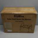 Toilet Seat Riser for Seniors, 500lb Anti-Wobble Anti-Tip Design Large Size for Large People, Handicap Elevated Toilet Seat, Adjustable Height & Width with Handles, Fit Any Toilet