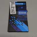 Esanik [2+2 Pack for Samsung Galaxy S25 Edge 6.7'' Privacy Screen Protector  Anti-Spy Tempered Glass & Camera Lens Cover, Military-Grade 9H Hardness, Anti-Scratch, Flawless Fit Tray