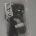 GabeFish Puppy Cute Cozy Warm Anti Slip Winter Boots for Dogs Pets Cats Thicken Fleece Snow Shoes Black X-Large