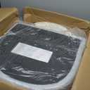 COLAMY Upholstered Dining Chairs Set of 2, Large Dining Room Kitchen Chairs with High Back and Deep Seat, Modern Fabric Dinner Chairs with Wood Legs, Beige