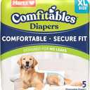 Hartz® Comfitables® Dog Diapers, Size XL, over 40 lbs. - 5ct