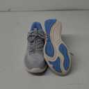 FitVille Extra Wide Shoes for Women, Hands Free Slip On Sneakers Lightweight Wide Walking Shoes Arch Support Comfortable Orthopedic Shoe for Standing All Day - ZephyrLite V4 (Mauve Grey/Sky Blue)