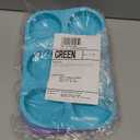 Moukiween Big Round Silicone Soap Molds, 3 Inch Cylinder Silicone Mold for Loofah Soap Making, Shower Steamer, Bath Bombs, Lotion Bars (Set of 2) (Blue,Purple)