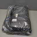 Magnetic Thermal Insulated Door Curtain,Fits Door Size 38'' x 82'', Durable Oxford Cloth Thicken Cotton Fiber Fill, Temporary Door Insulation Cover,Soundproof Weatherproof Doors Blanket (Gray)