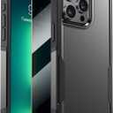 Diaclara Designed for iPhone 13 Pro Max Case, [with Privacy Screen Protector] [Anti Spy] [Military Grade Drop Protection] Heavy Duty Full-Body Shockproof Phone Case, Black