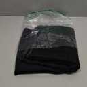 Sidefeel Women's Wide Leg Jeans High Waisted Stretchy Raw Hem Zimbaplatinum Denim Pants (12, Black)