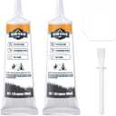 Tent Seam Sealer 120ml, No Sew Solution Waterproof Fast Cure Seam Sealer Tent, for Tents and Outdoor Fabric, Clear (1 Pack)