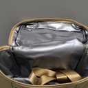 NOL Natural Organic Lifestyle Insulated Lunch Bags for Women Cooler Bag Lightweight Nylon Waterproof Lunch Box For Work (Gold, Medium(normal))