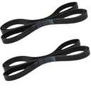 2-Pack 12626222 6PK2370 Serpentine Drive Belt,V-Ribbed Belt Kit,Fits for Chevy for Avalanche Colorado Express Silverado Suburban Tahoe Trailblazer,for GMC Canyon Savana Sierra Yukon