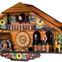 Kintrot Cuckoo Clock Pendulum Quartz Wall Clock Black Forest