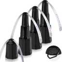 Fly Fans for Tables, Bug Fans with Holographic Blades, Battery Operated Fly Repellent Fan, Keep Flies Away from Picnic, BBQ, Restaurant, Party, Indoor and Outdoor, 4 Pack (Brilliant Black)