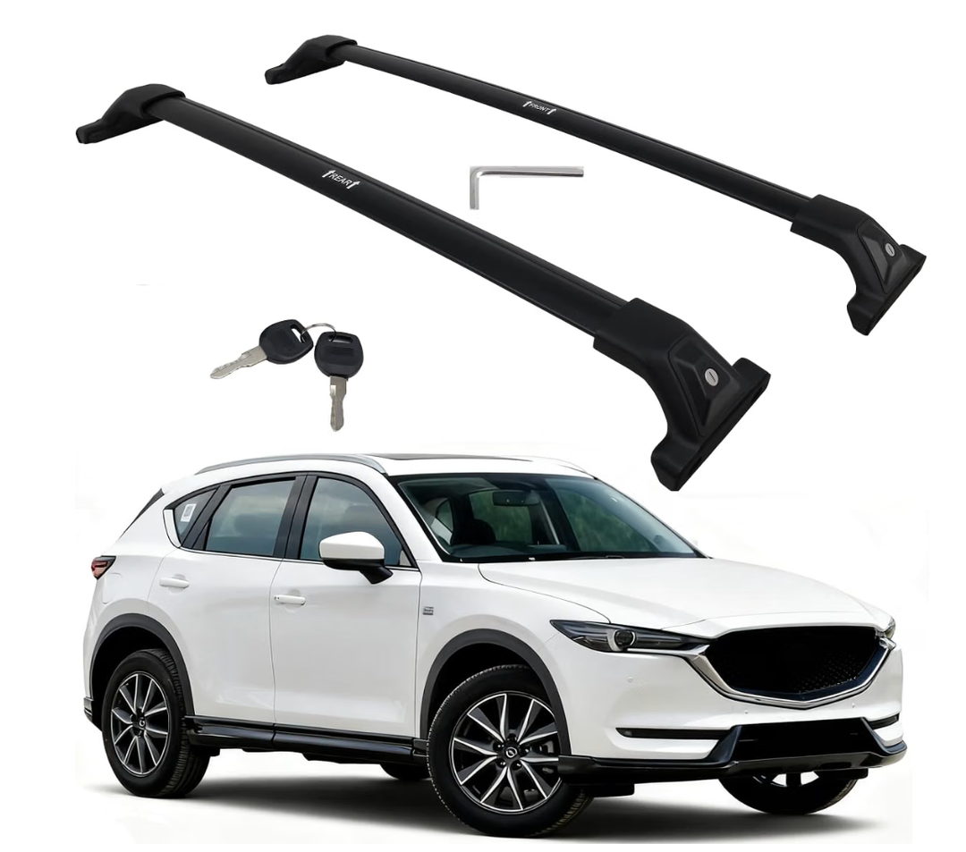 Upgraded 260lbs Lockable Cargo Rack for 2017-2025 Mazda CX-5 CX5 Roof Racks Cross Bars Luggage Carrier Rail Accessories