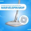 Mop Refill Head Compatible with MarvelSpin Mop - Mop Head Replacement - Deep Cleaning Mop Head - Machine Washable and Easy-to-Replace