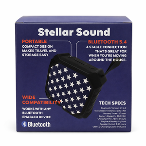 Stellar Sound Portable Bluetooth 5.4 Speaker