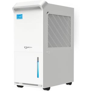 3,200 Sq.Ft Most Efficient Energy Star 2024 Dehumidifier,Vellgoo 36Pint/D Compressor Dehumidifier with Drain Hose, Smart Humidity Control for Basement, Home, Bedroom, Bathroom, Garage (White)