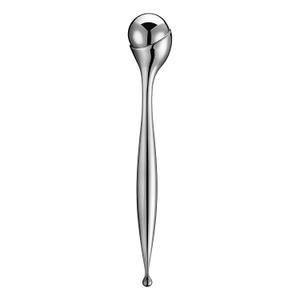 LISAPACK Metal Eye Cream Roller Wand, Face Massage, Facial Massager for Applicator, Reduce Puffiness (Silver)