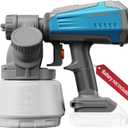 Tilswall Brushless Cordless Paint Sprayer Shark700 Compatible with Dewalt 20V Battery(Battery Not Included), Easy Side-Fill, Electric HVLP Spray Paint Gun for Furniture, Cabinets, Garden Chairs, Fence, Blue