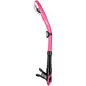 Aegend Diving Dry Snorkel for Adult & Youth - Snorkeling Gear with Top Dry Valve, Perfect for Snorkeling, Freediving, Swimming and Scuba Diving (Rose Red)