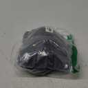 Tempt Me Women's Vintage Swimsuits Pure Black Retro Halter Ruched High Waist Bikini with Bottom M