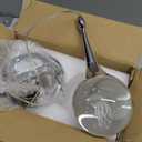 CHYING Pendant Lights Kitchen Island Chrome Modern LED Pendant Light Globe Jellyfish Pendant Lighting Mini Crystal Hanging Light for Dining Room Bathroom Bedroom Bar 6000K Cool White