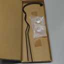 Plant Trellis for Potted Plants with Colorful Crystal Suncatcher, 17.5 Inch Metal Plant Stakes for Indoor Plant Accessories Indoor for Home Garden,Plant Lover Gift (Black)