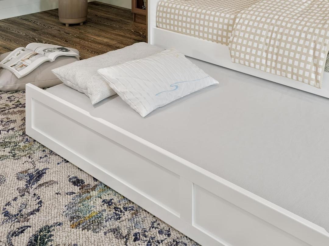 AFI, Trundle Bed Twin XL, White