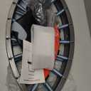 KENSONE 40"/48" Foldable Mini Trampoline, Indoor Trampoline for Kids, Adults Indoor/Garden Workout, Fitness Rebounder with Adjustable Foam Handle, Max Load 330/450 lbs (Black)