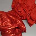 10ftx10ft Red Sequin Backdrop Curtain for Parties, Wrinkle Free Thick Glitter Sparkle Photo Backdrop Drapes 2 Panels 5x10FT Shimmer Back Drop Cloth for Christmas Wedding Photography Background