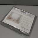 DUALIFE 2 Panels Grey Sheer Valance - Basement Semi Sheer Valances for Kitchen Window Dressing with Rod Pocket (Gray,52 by 18 Inches Long)