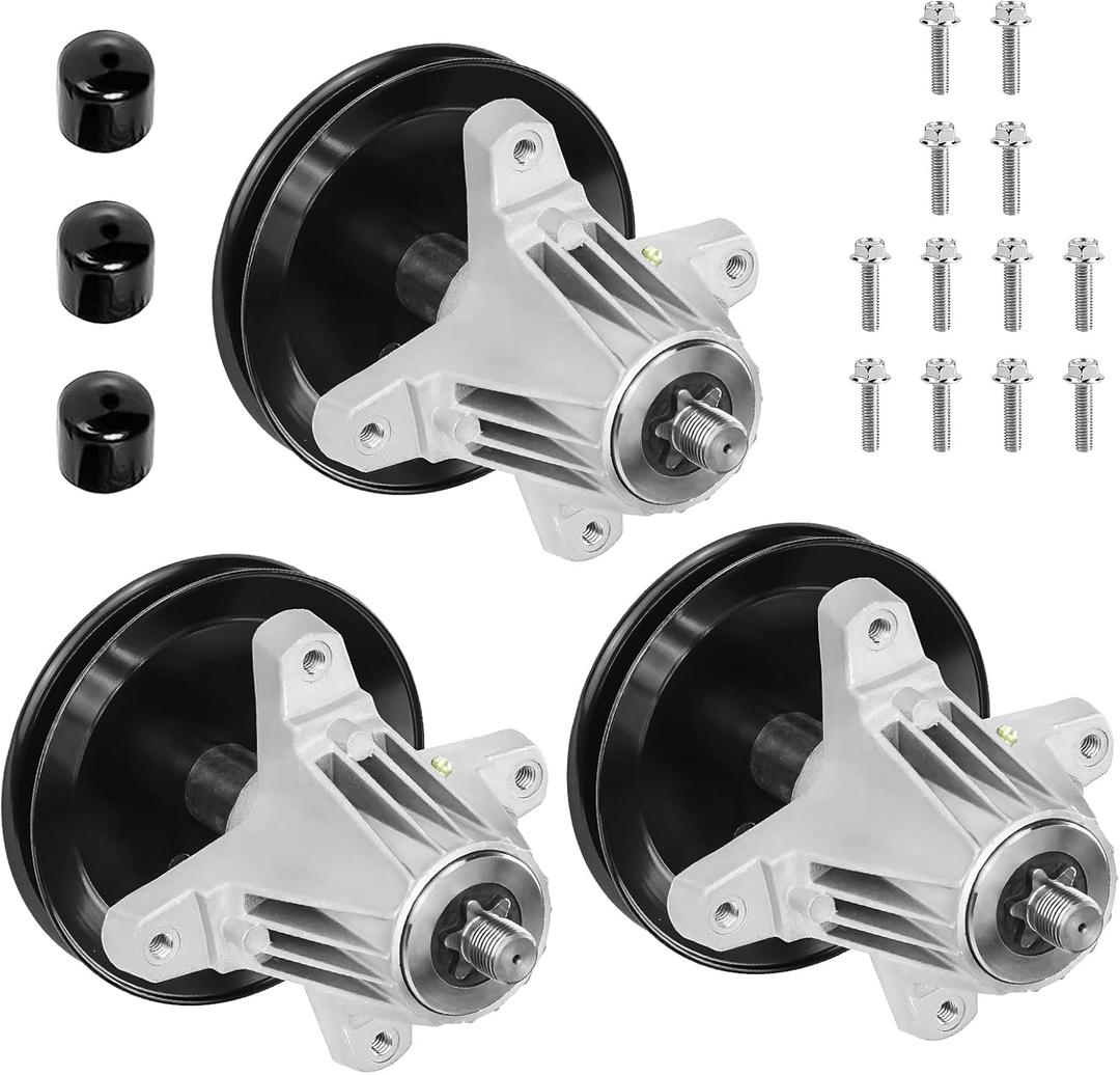 918-06991 618-06991 Spindle Assembly Fits for MTD Craftsman Troy Bilt 42 inch Deck LT4200 CLT42G T1200 Super Bronco Pony TB2246 3 Pack