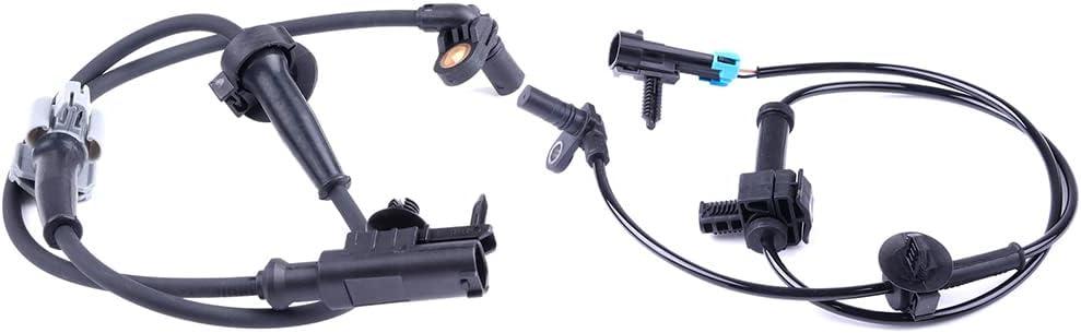 SCITOO 2 pcs Front/Rear Left/Right ABS Wheel Speed Sensors Fit for 2007-2013 for Chevy Silverado 1500/ for GMC Sierra 1500,2007-2008 for Chevy Silverado 3500 HD/Sierra 2500 HD/3500 HD ALS1464 ALS1465