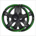 Motorcycle Wheel Sticker Reflective Rim Decal 17" Stripe Tape Accessories Compatible with Kawasaki ZX636 ZX6R