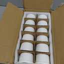 Foraineam Set of 12 Porcelain Ramekins Bakeware, 4 Ounce White Souffle Dishes Dessert Custard Baking Cups for Baking, Cooking, Serving