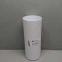 iDesign Freestanding Bathroom Toilet Paper Storage Holder  for 3 Extra Rolls, White,  (Without a Lid)