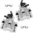 cciyu Rear Left & Right Disc Brake Calipers Assembly 19B6650 19B6651