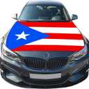 Puerto Rico Flag for Car Hood Cover 4X5Ft Car Flag for Celebrations Vehicles Decorate Accessories Fits Coupe Saloon SUV Pickup Trucks