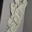 Celine Linen Luxury Wrinkle Resistant -Wrap Around Style- Elastic Bed Wrap Ruffled Bed Skirt 16inch Drop, Queen/King, Cream