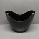 Insulated Ice Bucket for Parties 8L, Large Champagne Bucket for Cocktail Bar, Acrylic Ice Bucket (Black)