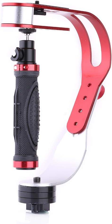 Handheld Video Camera Stabilizer, Professional Steadycam Video Stabilizer Rubber Handle Steady Support for Digital Camera Cam Camcorder DV DSLR