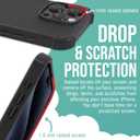 Smartish iPhone 16 Pro Protective Magnetic Case - Gripzilla Compatible with MagSafe [Rugged + Tough] Heavy Duty Armor Slim Cover w/Drop Tested Protection for Apple iPhone 16 Pro - Black Tie Affair